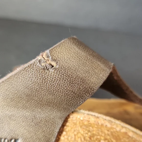 Birkenstock Gizeh Sandals Women EU 38 US 7-7.5 Brown Comfort Toe Thong - Picture 4 of 7